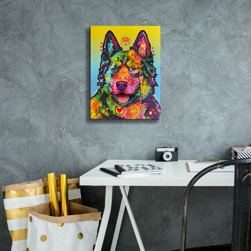 «Still Love» par Dean Russo, art mural sur toile, H 16 po x l 12 po x P 0,75 po