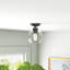 Plafonnier semi-encastré 1 lumière 7,25 po Saltash-403443206-522887313