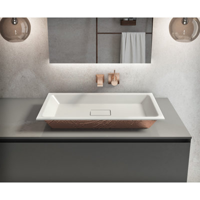 CasaDiVanna Bosa 710mm L x 350mm W Marble Rectangular Sink