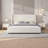 King Upholstered Wingback Platform Bed – Soft-Touch Fabric & Timeless Design