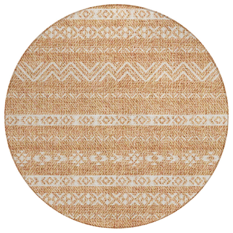  Cean Non-Slip Door Mat, Round 8'