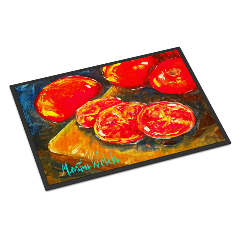 Tapis de porte intérieure anti-dérapante matoes, Rectangle 2 pi x 3 pi