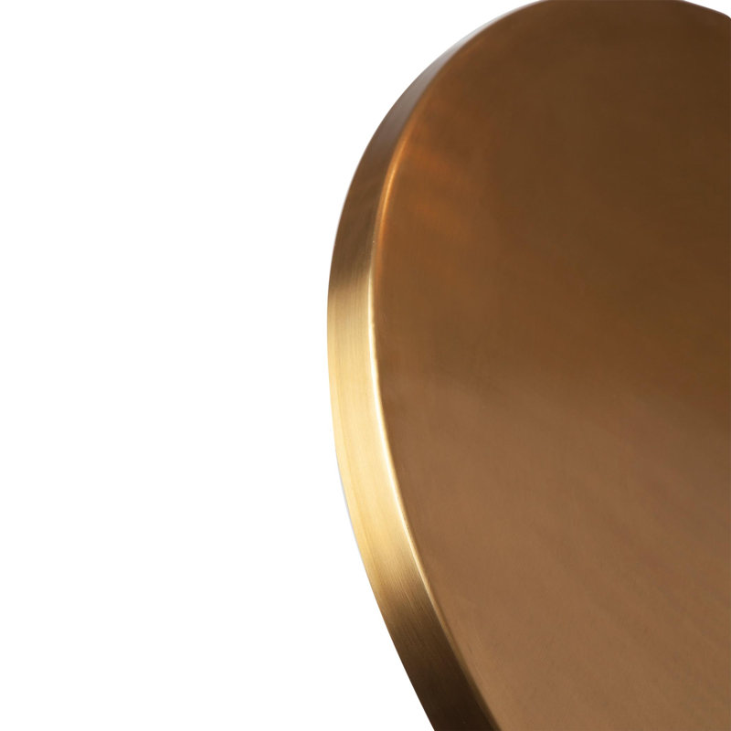 Plaid Etched Tray-Antique Brass
