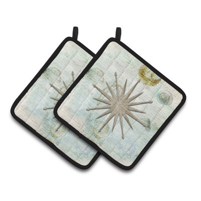 Caroline's Treasures Shells Polyester Potholder