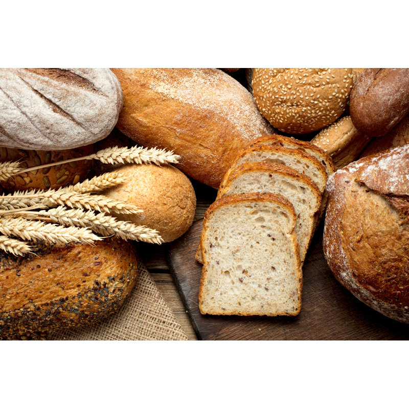 Variety Of Bread - Wrapped Canvas Print, 30cm H x 46cm W x 3.8cm D