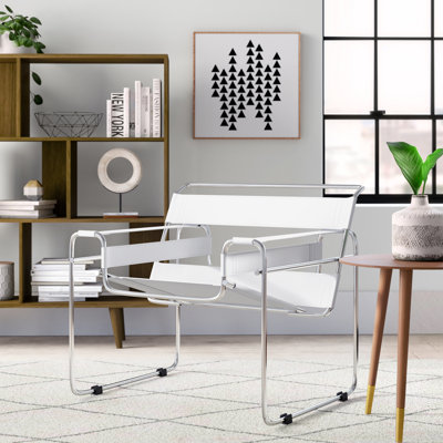 Aaisha Faux Leather Armchair