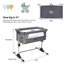Lariviere Baby Bedside Crib with Mattress