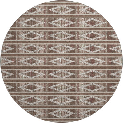 Premium Machine Washable Birchview AMF1029 Geometric Rug
