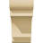 3"W x 6"H x 24"L Standard New Brighton Signature Urethane Rafter Tail, Primed Tan-101990486