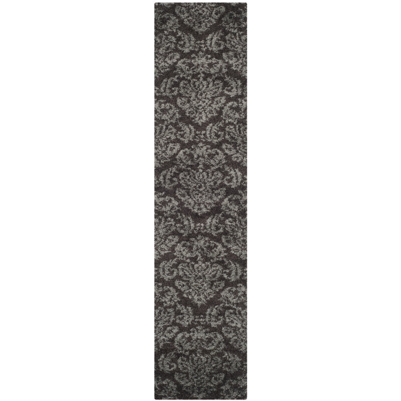 Schoch Shag Performance Floral Rug, Runner 2'3" x 9'
