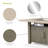 Namkise Rectangular Metal Outdoor Dining Table , 71'' in. W 38.5'' in. D