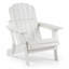 Chaise Adirondack pliante surdimensionnée avec dossier et siège pré-assemblés