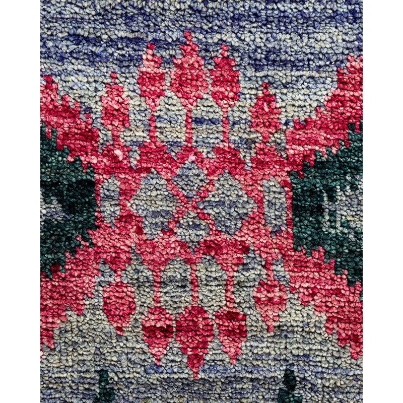 Contemporary One-of-a-Kind 9' x 12'2" Hand Knotted Area Rug