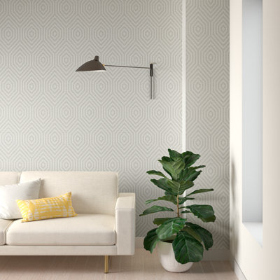 Amariea Non-Pasted Geometric Wallpaper Roll