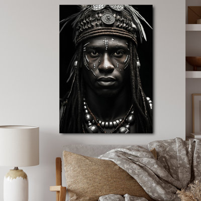 Tirina African Tribal Warrior II - reproduction sur toile