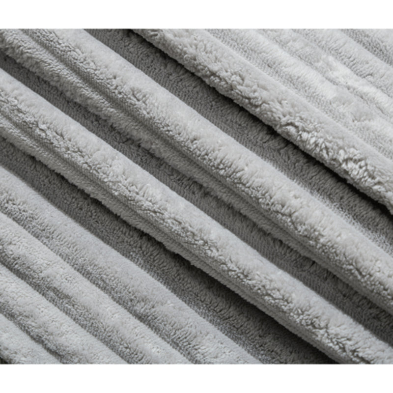 Canapé inclinable manuel sans accoudoirs Corduroy, Gris