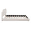 Lit plateforme tapissier grand Teddy