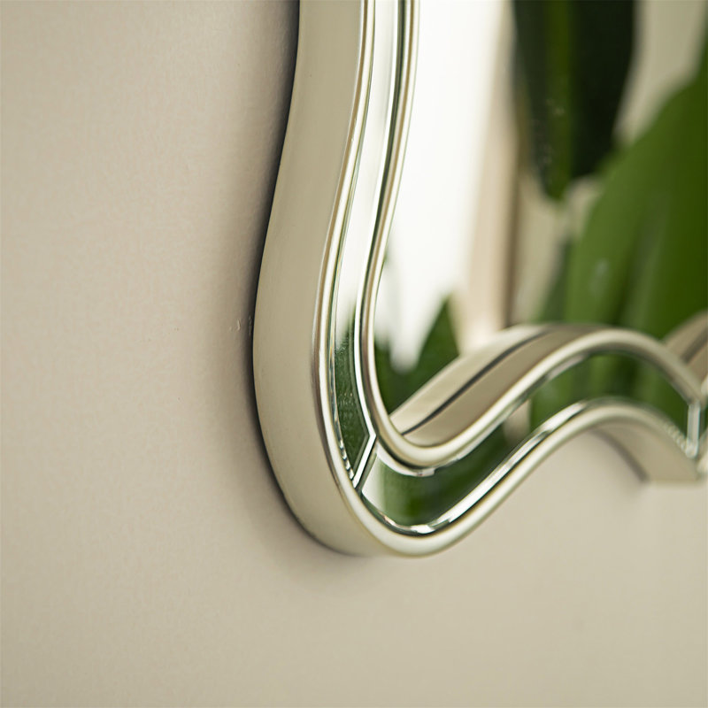 Miroir décoratif en forme de vague en polyuréthane