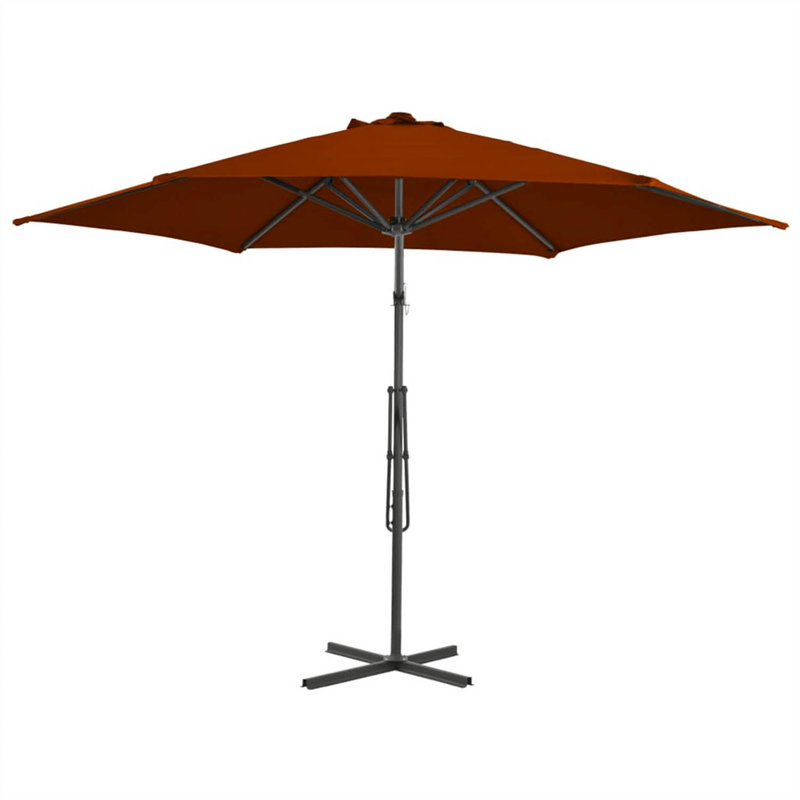 Kairo 300cm Cantilever Parasol, Brown