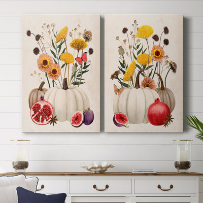 Fall Botanicals I-Premium Gallery Wrapped Canvas -Ready to Hang