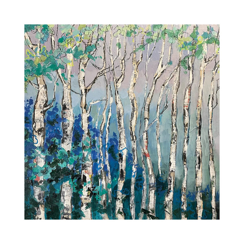 «Debout grand» - reproduction d'art murale encadrée, Toile tendue, Ne s’applique pas, H 12 po x l 12 po