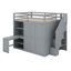 Lit mezzanine avec garde-robe, bureau et tablettes-1583836306