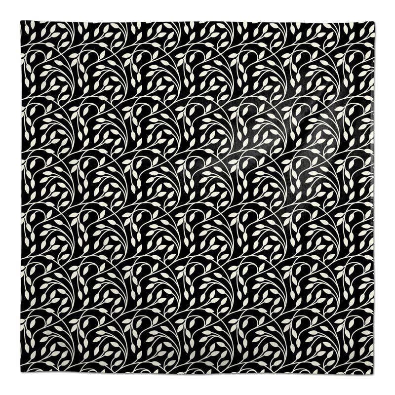 Nappe Circle Vine Red 2, Noir
