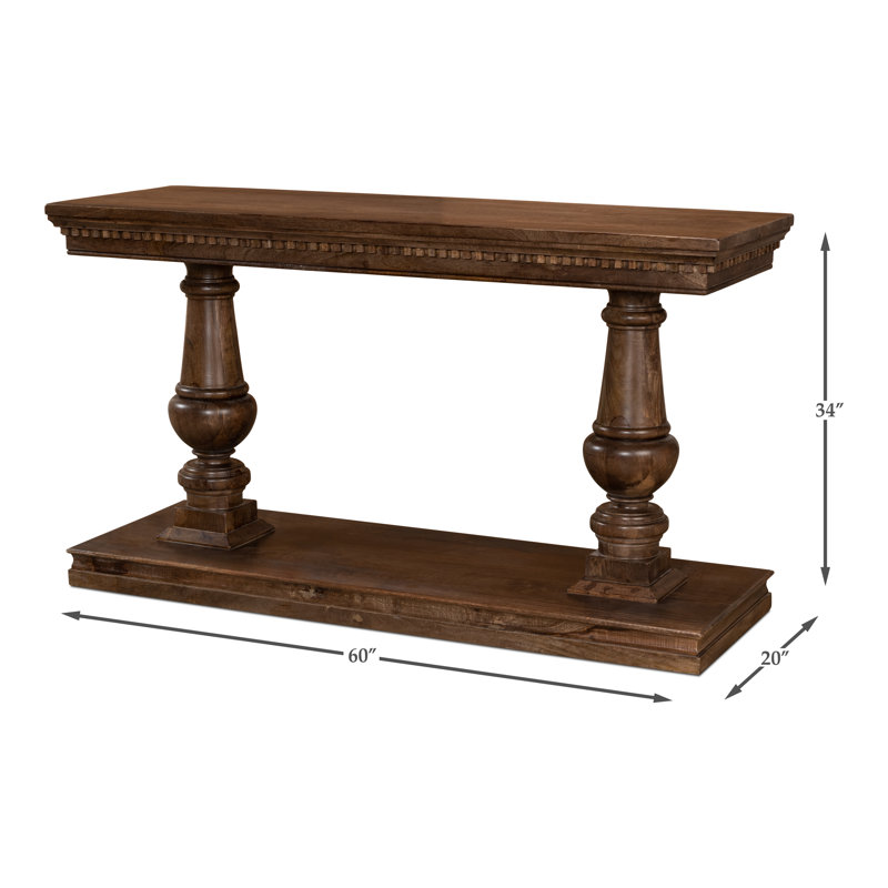 Joshua 60'' W Solid Wood Console Table