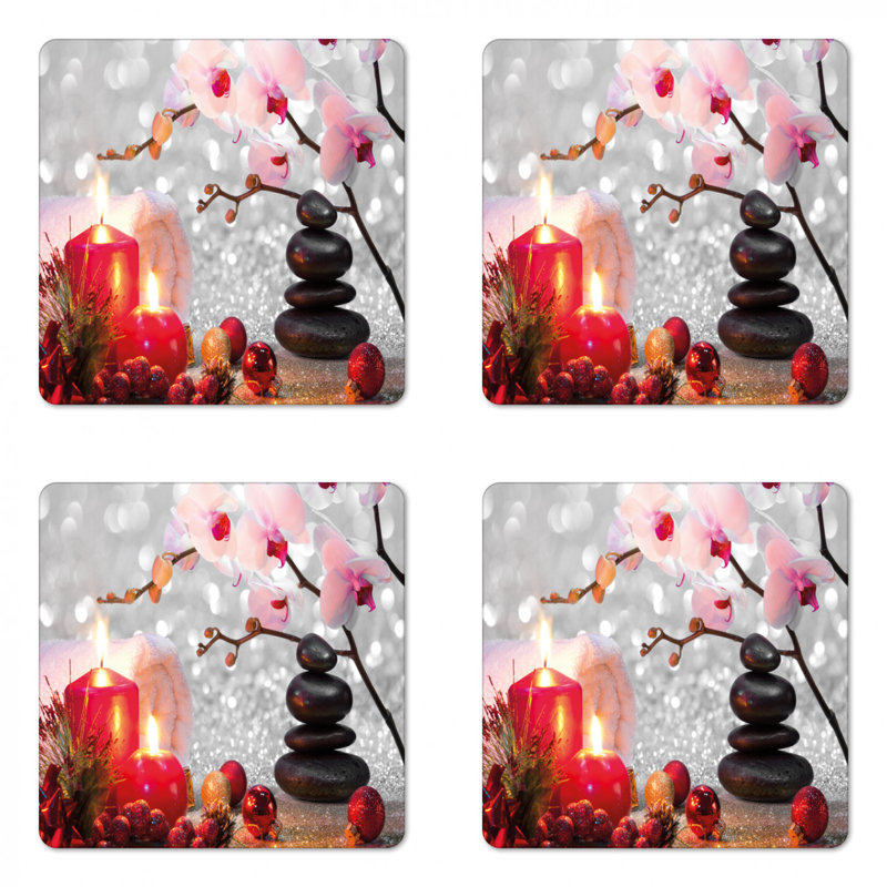Square 4 Piece Coaster Set