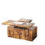 Table basse à plateau relevable multi-fonctions avec banc de rangement 4 en 1 Hamble-1052176711-1052176710