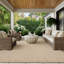 Tapis intérieur / extérieur moderne en jute Cafiero-441095596