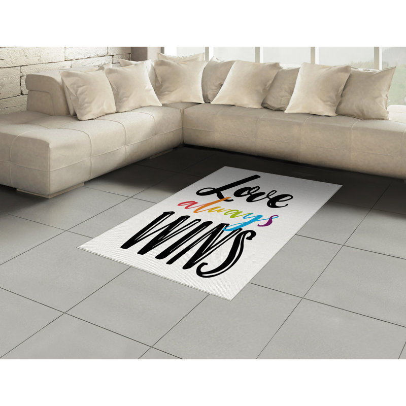 Pride High Density Long Fiber Poly Threads Decorative Area Rug Carpet, Rectangle 4' x 5'8"