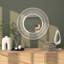 Miroir mural rond en bois de bambou-1728147086