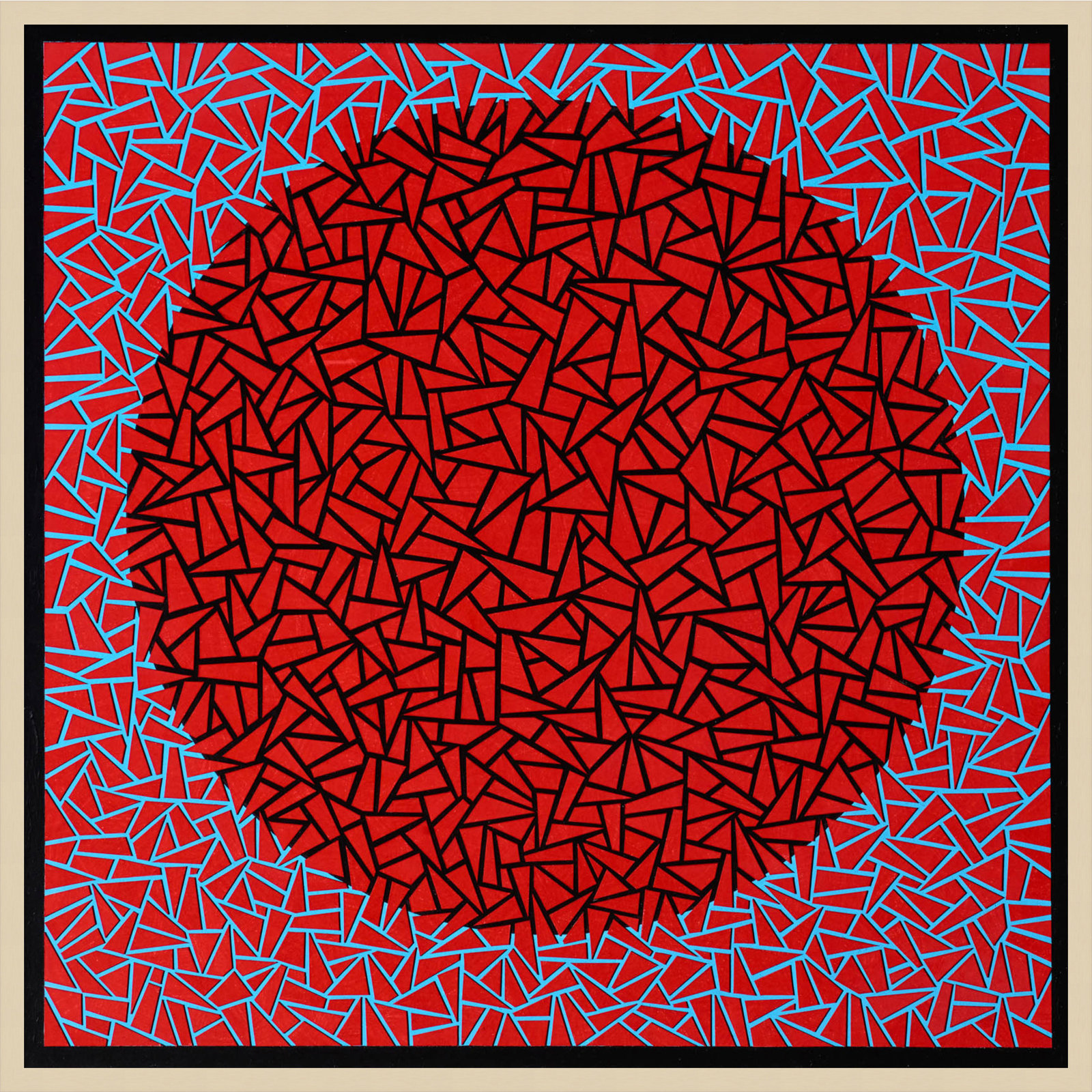 Gods Navel by Alex Dunn, Brown, 41" H x 41" W x 1" D