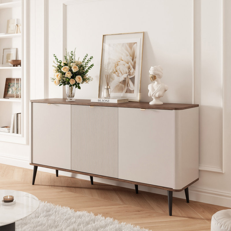 Navani Corner Accent Cabinet, Walnut
