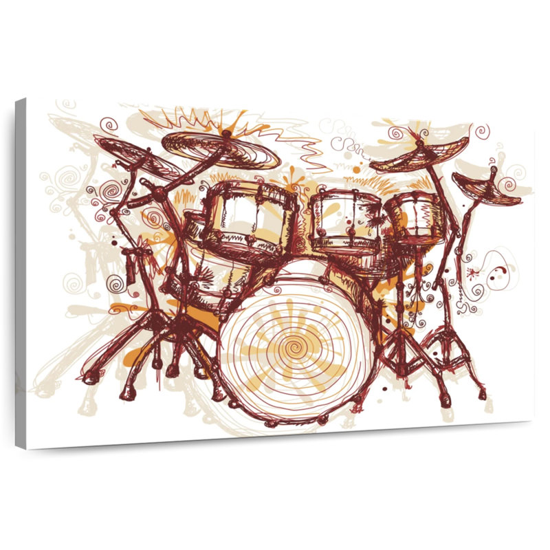 Abarca Splashing Drums, 20" H x 30" W