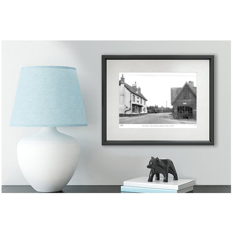 Beyton, The White Horse Inn C1960 - Single Picture Frame Print, 40cm H x 50cm W x 2.3cm D