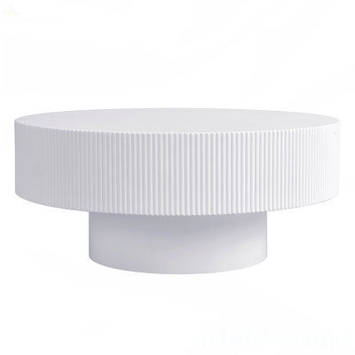 Elegant Easy Assembly Round Coffee Table