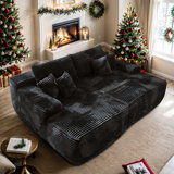 83.87"  Sleeper Sofa With Dual Mattress