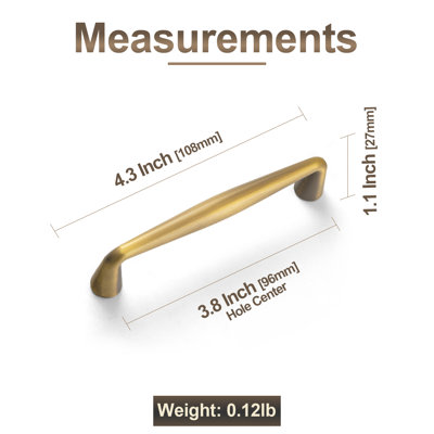 3 3/4" Center Bar Pull Multipack