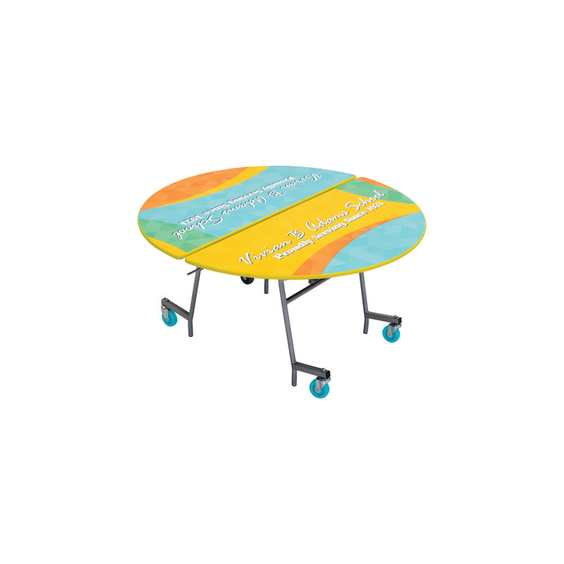 Mobile Shape Table - Round, 60" L x 60" W