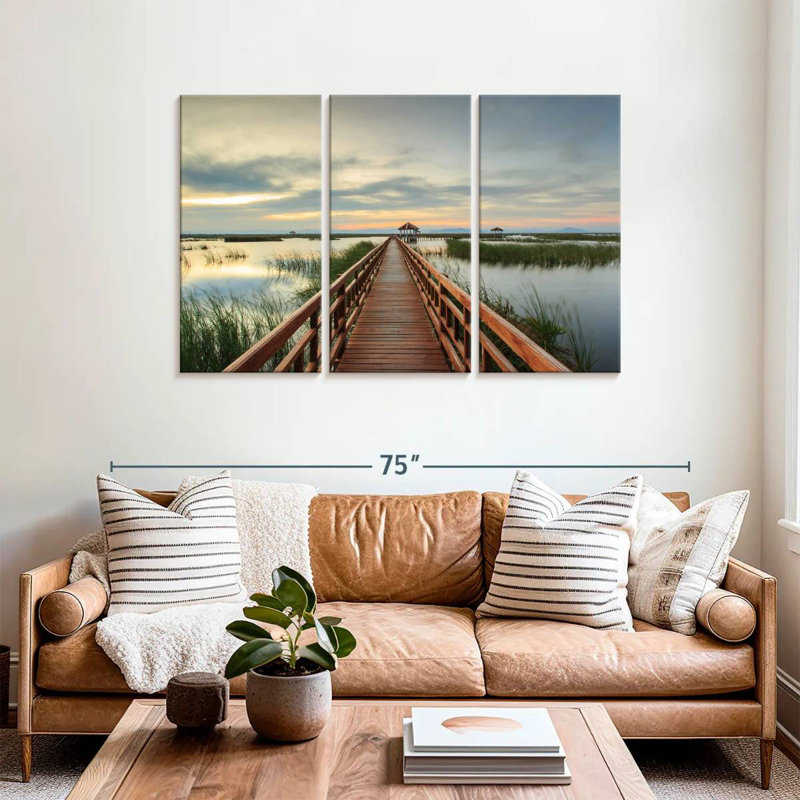 Aletra Lotus Lake Bridge, 36" H x 57" W
