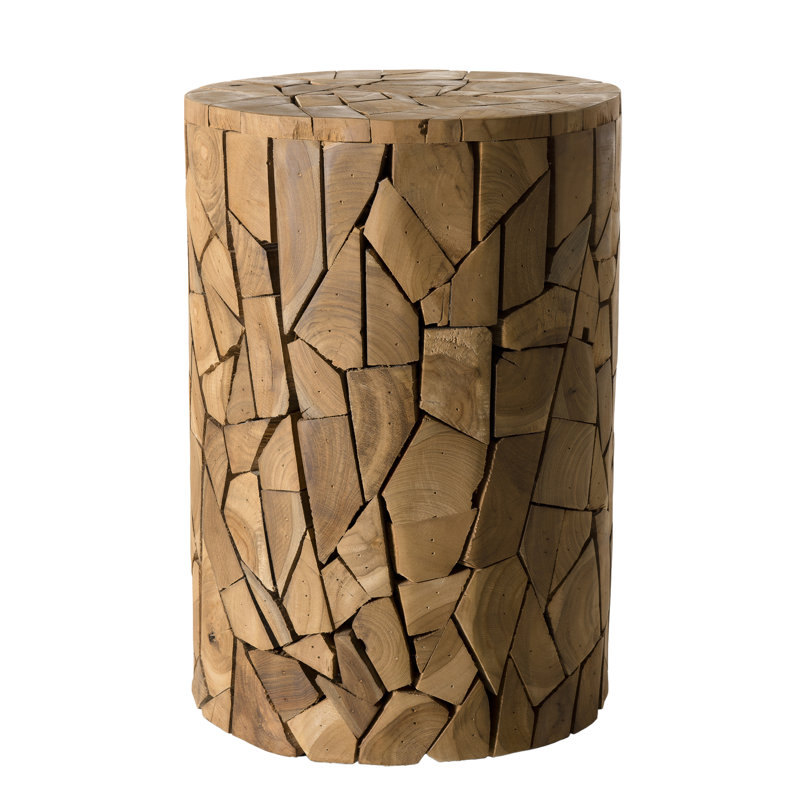 Sabastian Solid Wood Drum End Table