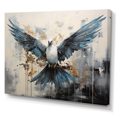 " Minimalism Blue Dove "