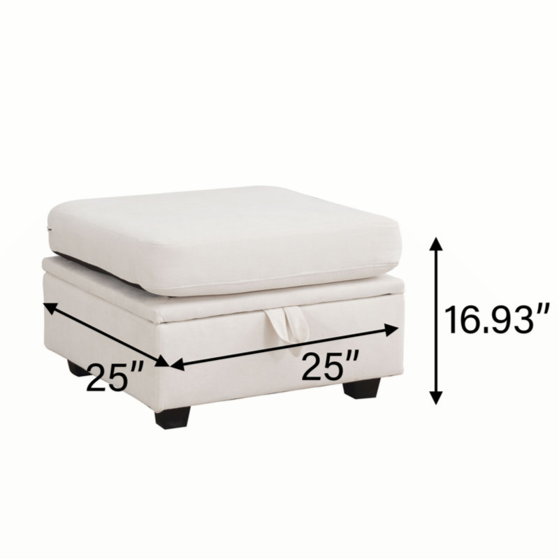 Modular Sectional Sofa, Convertible Sofa Couch With Storage, Sleeper Sectional Sofa Set, Flexible Modular Combinations Fabric Couch For Living Room 1 Pcs