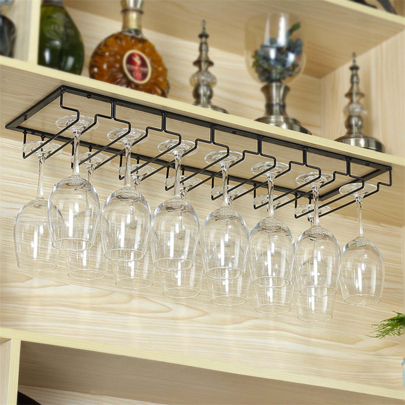 Bornaman Wine Glass Rack Black