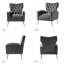 Tonas Upholstered Wingback Chair-466040044