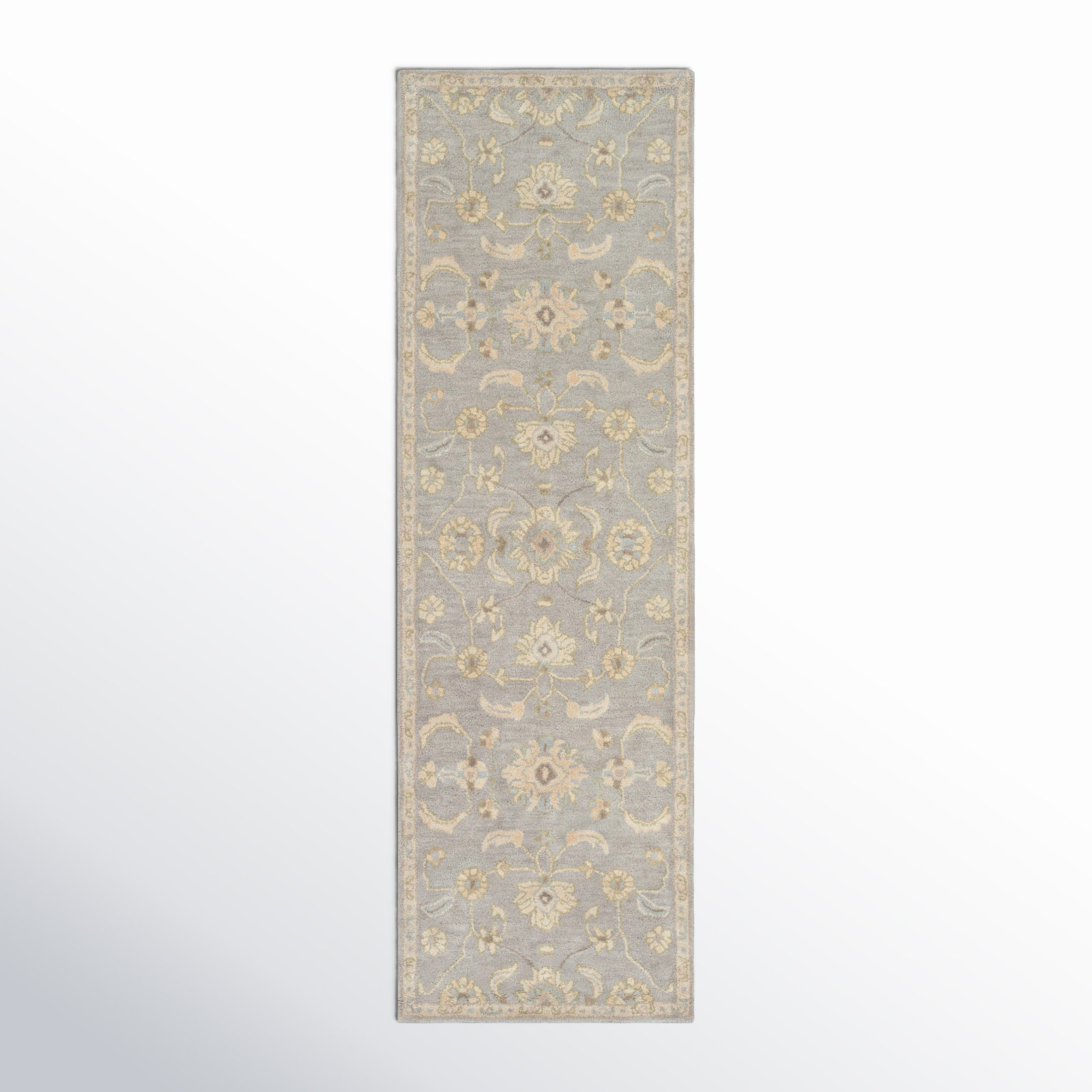 Arden Beige Hand-Tufted Wool Oriental Rug, Runner 2'6" x 8'