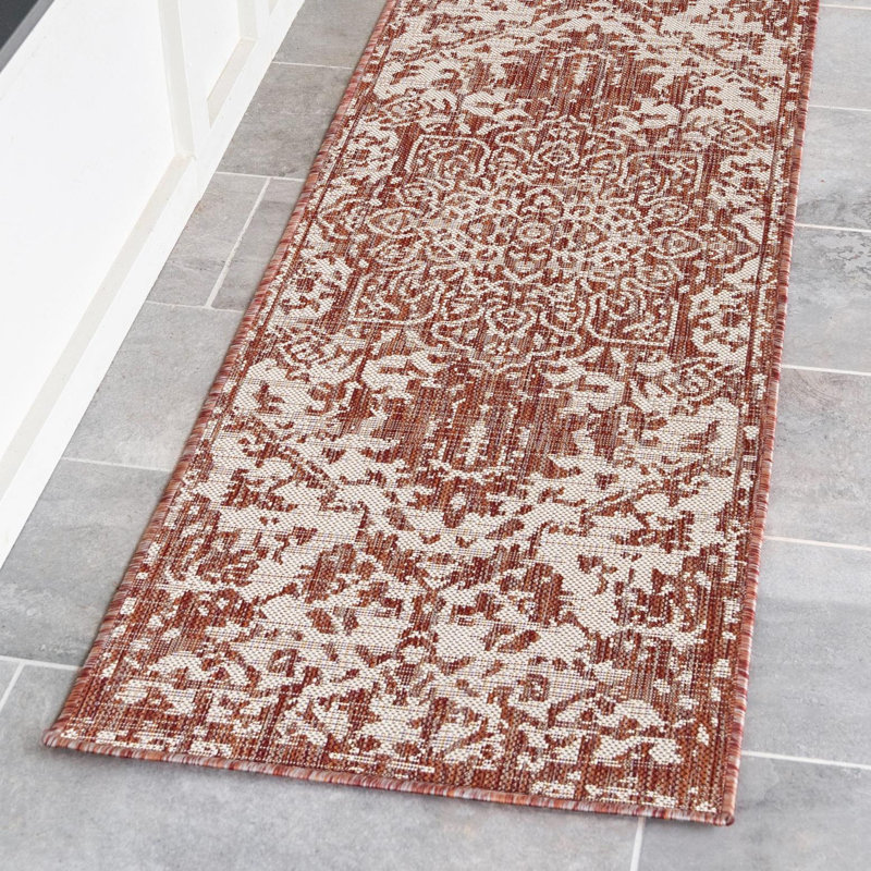 Allayna Dubai Indoor/Outdoor Rug, Runner 2' x 6'1"