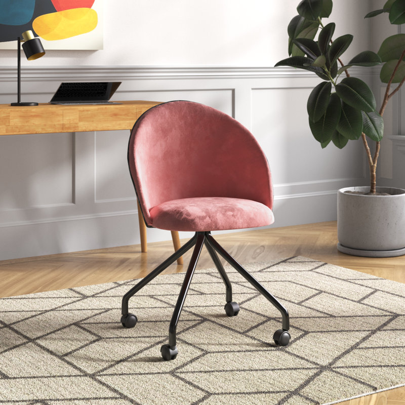 Ackley Office Chair, Pink
